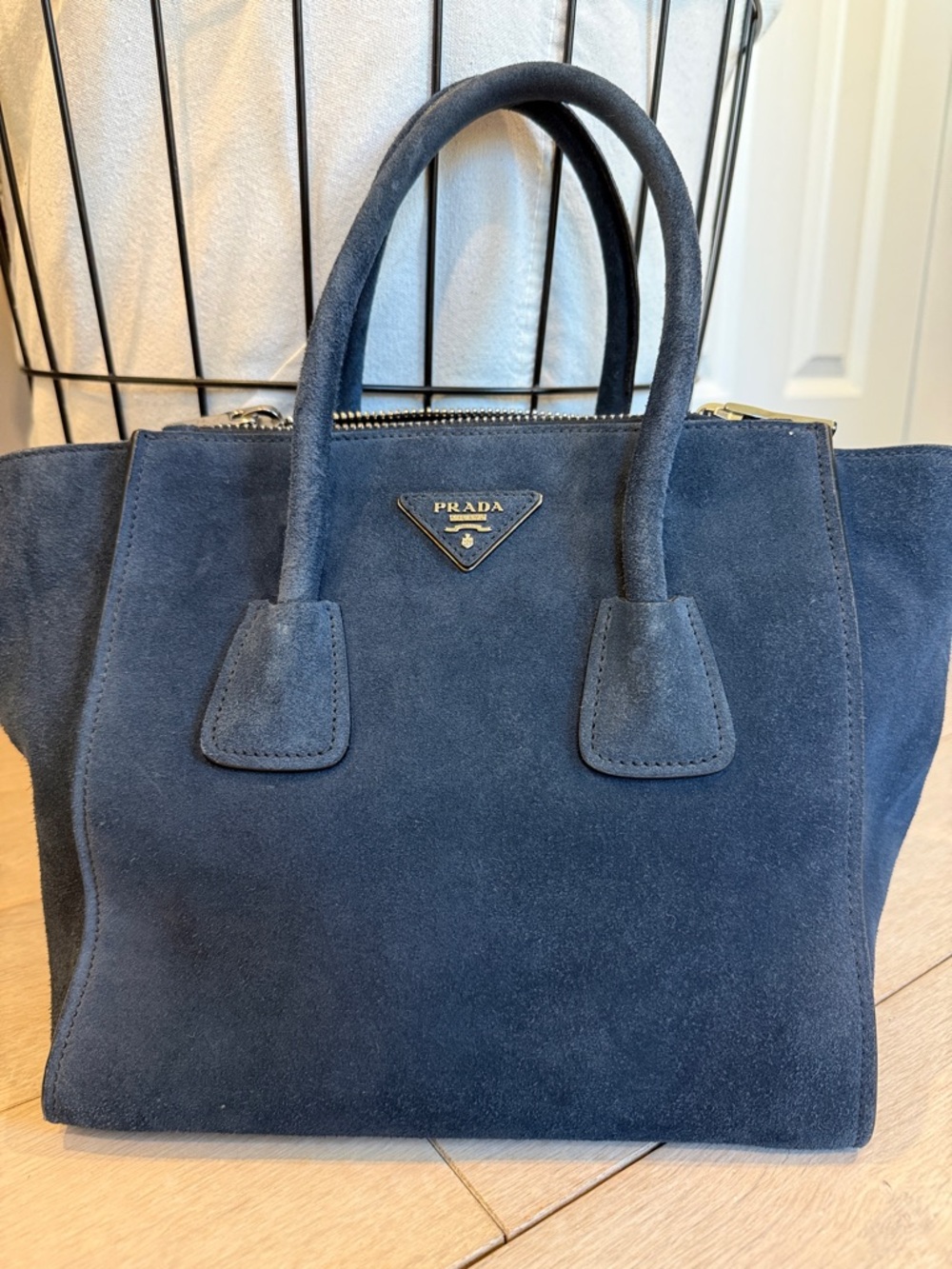 Prada suede bag